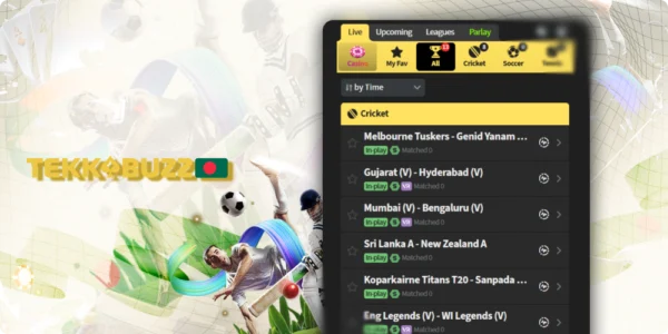Diverse Sports Coverage and Markets for Bangladeshi Bettors on TekkaBuzz